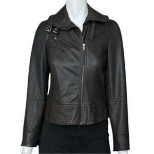 All Saints Belvedere Leather Moto Jacket